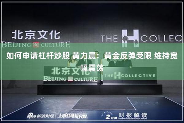 如何申请杠杆炒股 黄力晨：黄金反弹受限 维持宽幅震荡