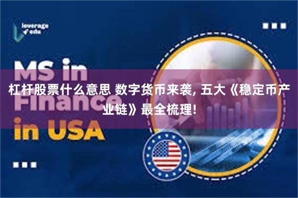 杠杆股票什么意思 数字货币来袭, 五大《稳定币产业链》最全梳理!