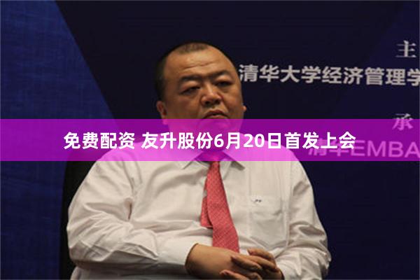 免费配资 友升股份6月20日首发上会