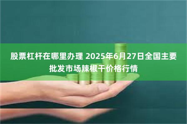 股票杠杆在哪里办理 2025年6月27日全国主要批发市场辣椒干价格行情