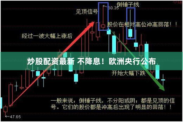 炒股配资最新 不降息！欧洲央行公布