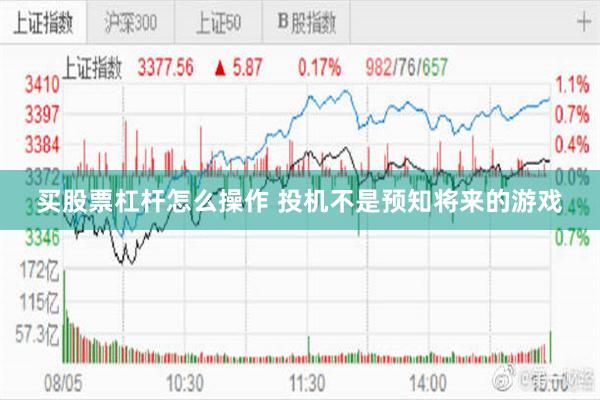 买股票杠杆怎么操作 投机不是预知将来的游戏