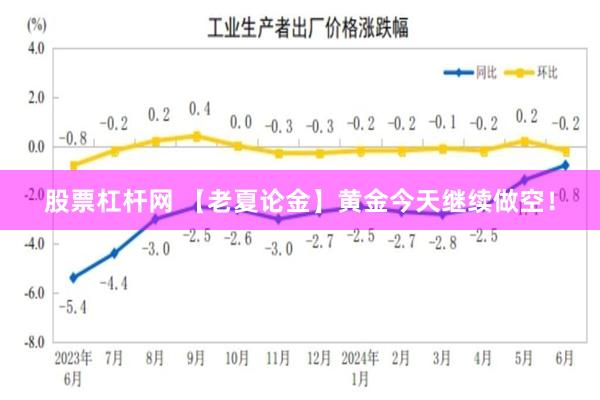 股票杠杆网 【老夏论金】黄金今天继续做空！