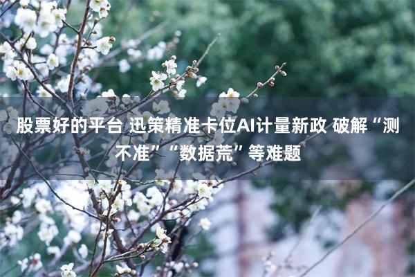 股票好的平台 迅策精准卡位AI计量新政 破解“测不准”“数据荒”等难题