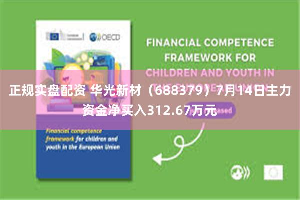 正规实盘配资 华光新材（688379）7月14日主力资金净买入312.67万元