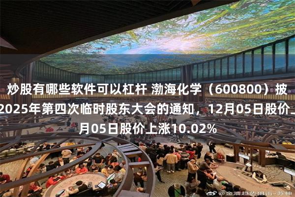 炒股有哪些软件可以杠杆 渤海化学（600800）披露关于召开2025年第四次临时股东大会的通知，12月05日股价上涨10.02%