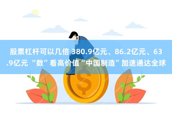 股票杠杆可以几倍 380.9亿元、86.2亿元、63.9亿元 “数”看高价值“中国制造”加速通达全球