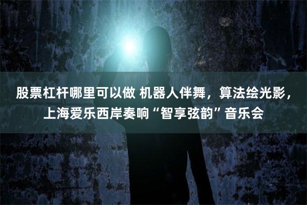 股票杠杆哪里可以做 机器人伴舞，算法绘光影，上海爱乐西岸奏响“智享弦韵”音乐会