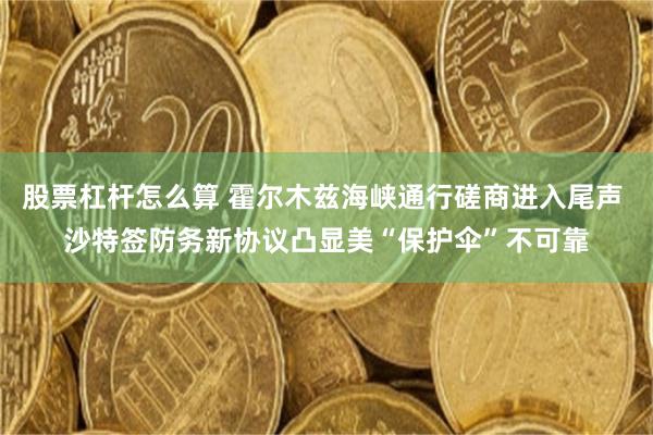 股票杠杆怎么算 霍尔木兹海峡通行磋商进入尾声 沙特签防务新协议凸显美“保护伞”不可靠