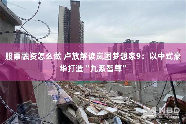 股票融资怎么做 卢放解读岚图梦想家9：以中式豪华打造“九系智尊”