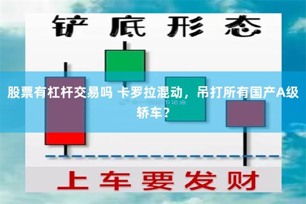 股票有杠杆交易吗 卡罗拉混动，吊打所有国产A级轿车？