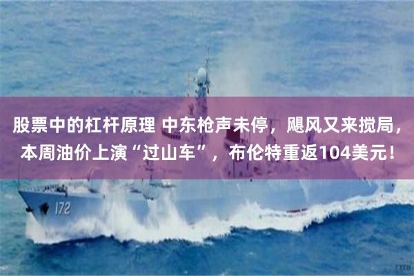 股票中的杠杆原理 中东枪声未停，飓风又来搅局，本周油价上演“过山车”，布伦特重返104美元！